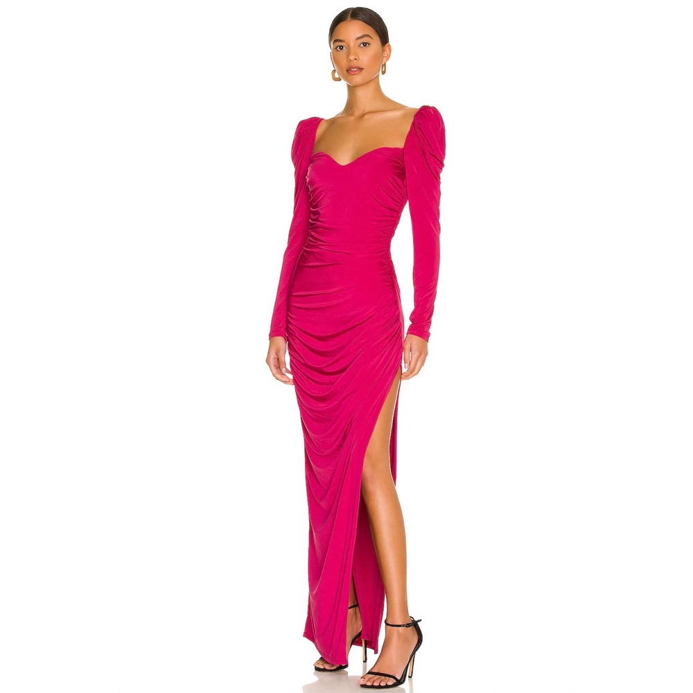 Majorelle Sweetheart Gown in Berry Red Size XL
